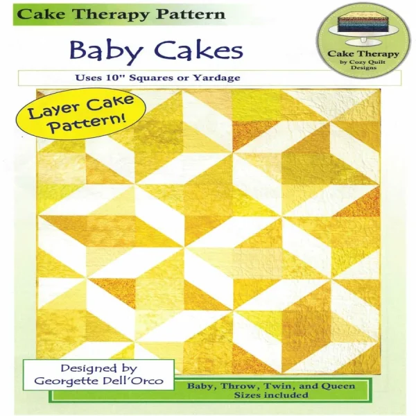 BABY CAKES Cozy Baby Quilt Pattern PDF - Nursery Designs baby cakes cozy baby quilt pat 0 1753358444 - JORDANFABRIICS